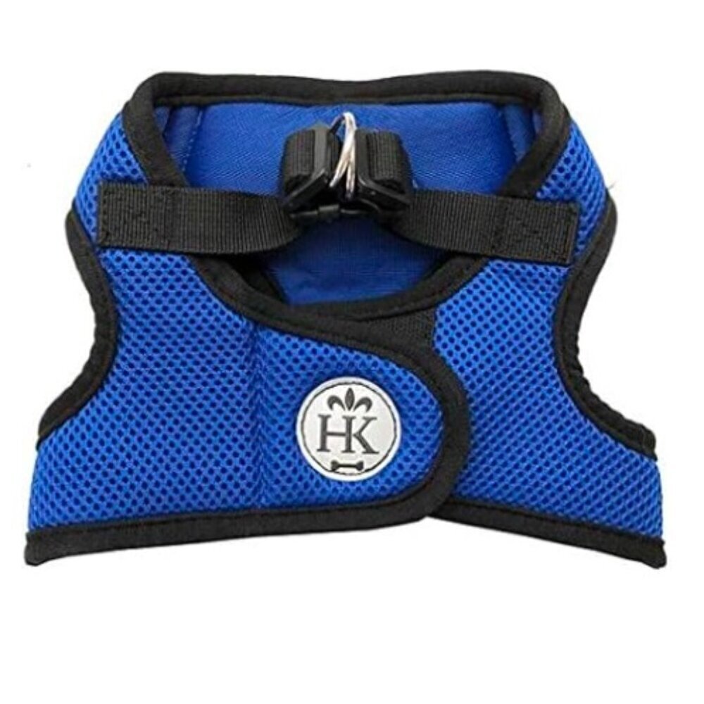 Blue (Extra-Large, 35-50lbs) | Easy Control Step-in Mesh Vest Harness for Dogs